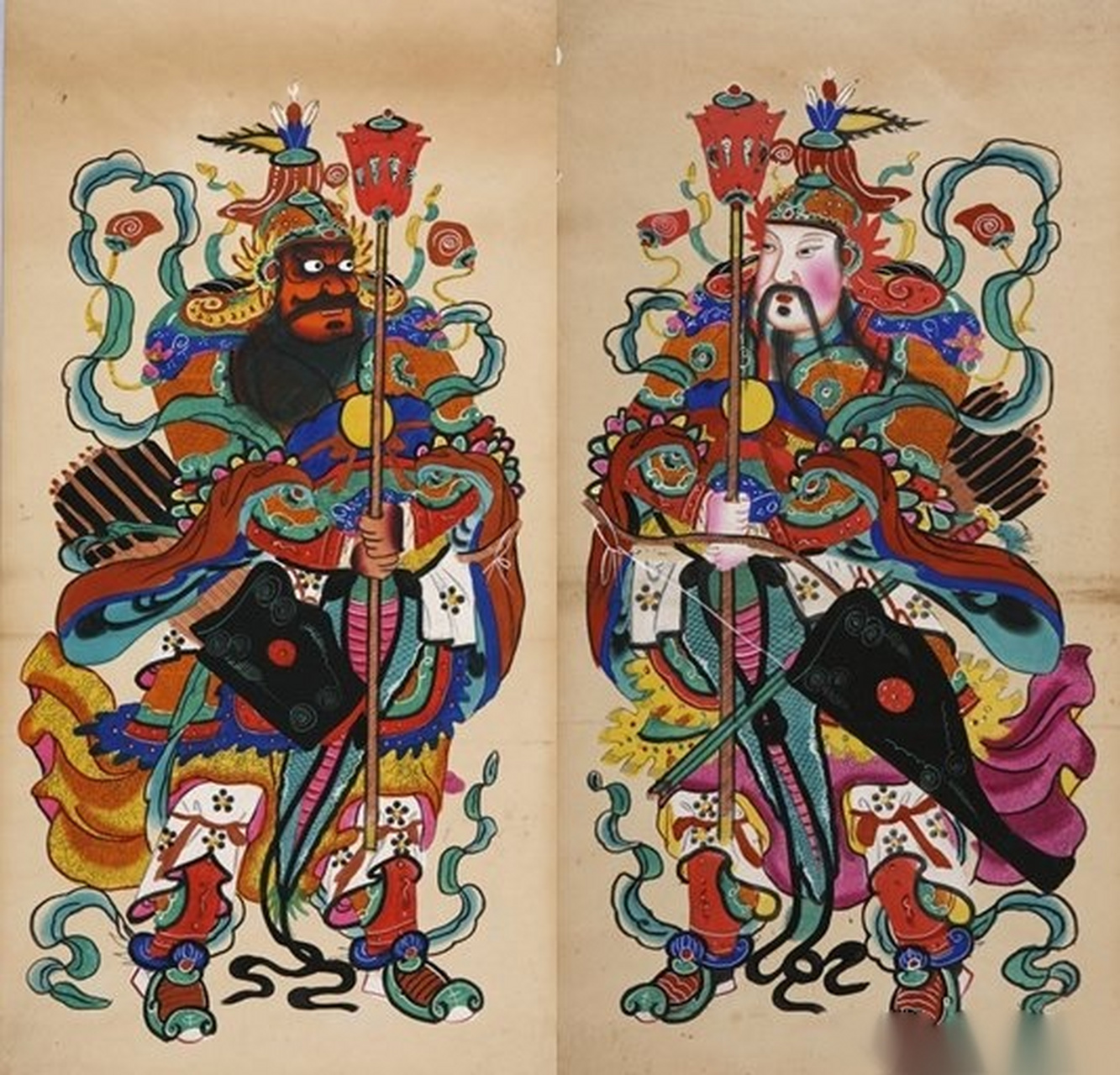 大门神,大门神图片 大门神,大门神图片