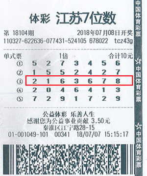 体彩七位数开奖,体彩七位数开奖结果是多少