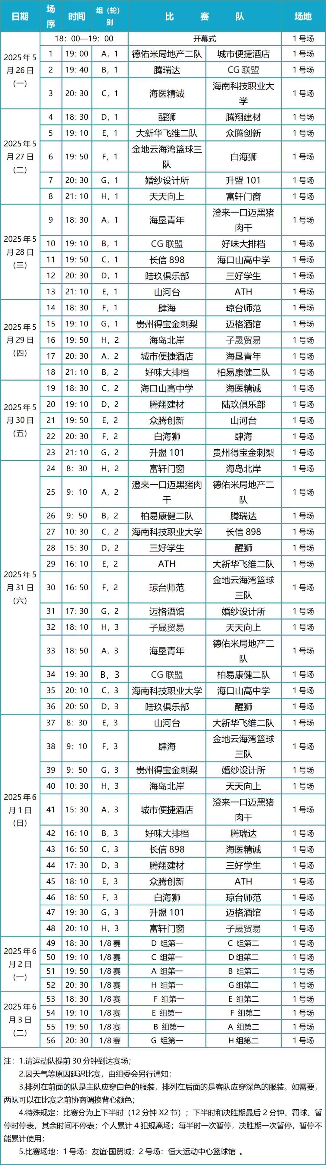 广东队赛程,广东队赛程表最新