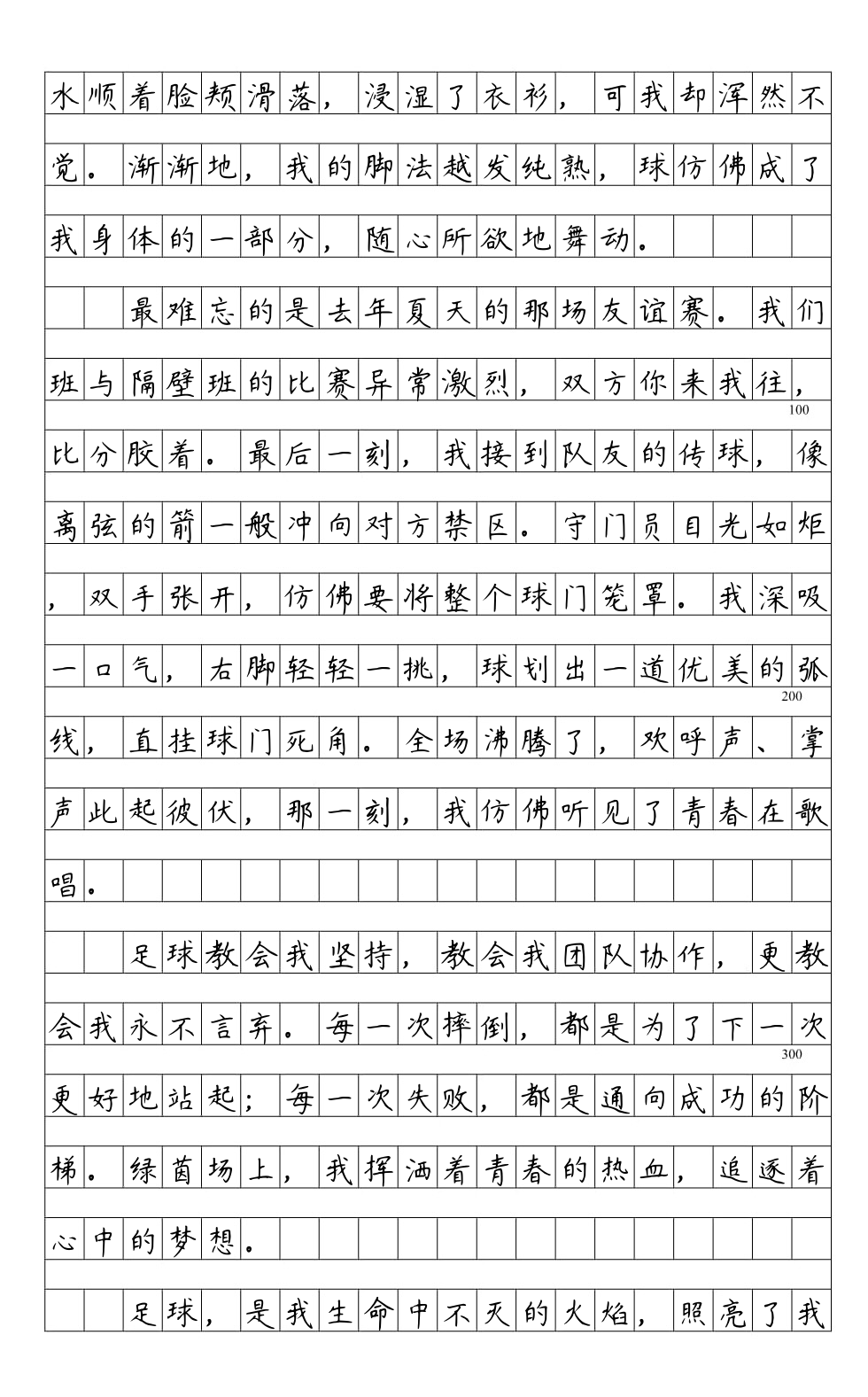 玩足球踢足球的作文,踢足球写一篇作文300字